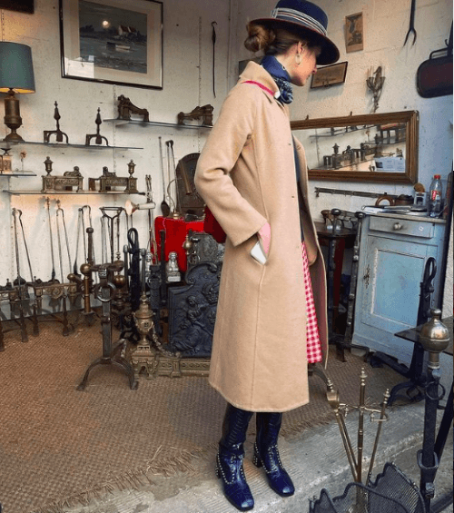 Vintage shopping finds in Paris