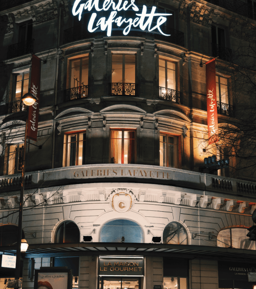 Galeries Lafayette near to Paris Opera