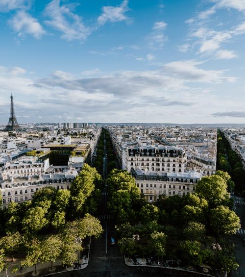 Sky view of Paris - Unsplash